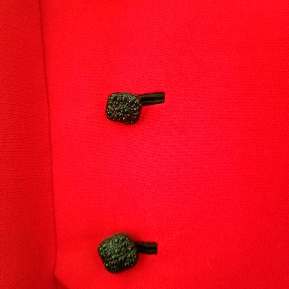 Vintage Tahari formal red dress - Picture 2 of 6